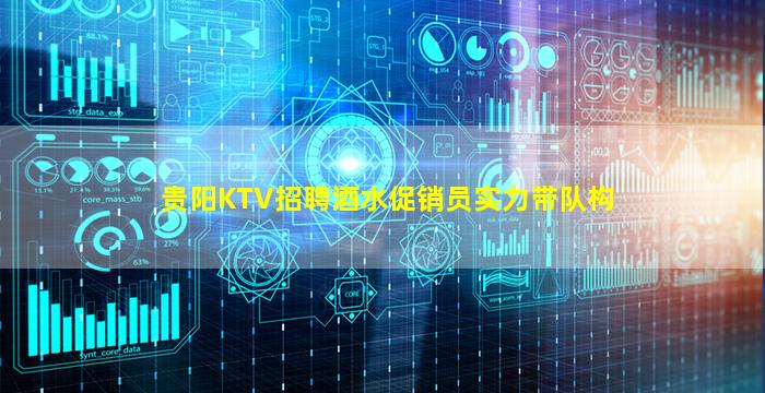 贵阳KTV招聘酒水促销员实力带队构